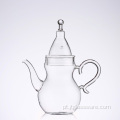 Bule de vidro marroquino para servir chá